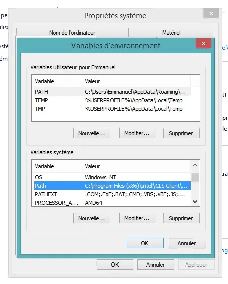 administration widget